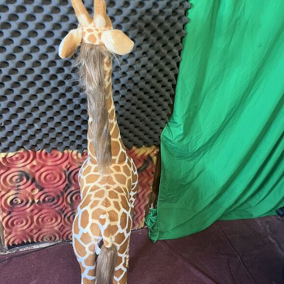 Linzy Giraffe 4 Foot Giant Stuffed Animal Plush Giraffe 4’ Plushie Brown - Picture 3 of 5